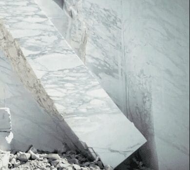 Natural marble countertop