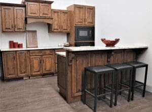 What custom cabinets and crystal hunting have in common
